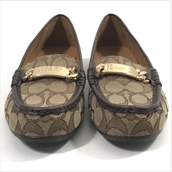 Coach A01918 Olive Loafers Moccasins Shoes - Picture 2 of 8